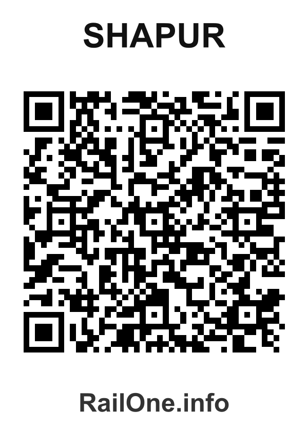 RailOne QR Code for Shapur station