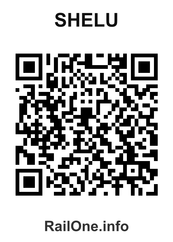 RailOne QR Code for Shelu station