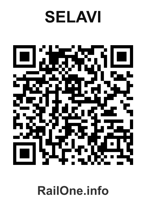 RailOne QR Code for Selavi station