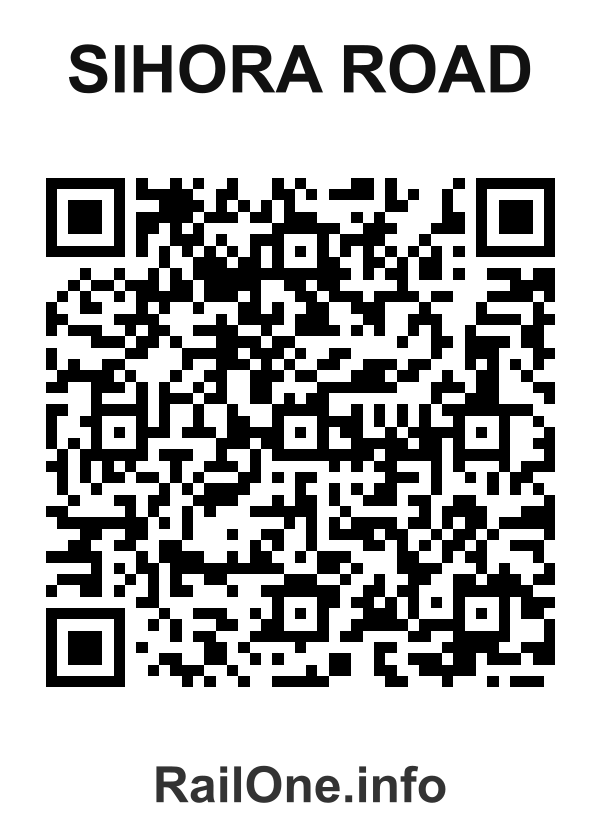RailOne QR Code for Sihora Road station