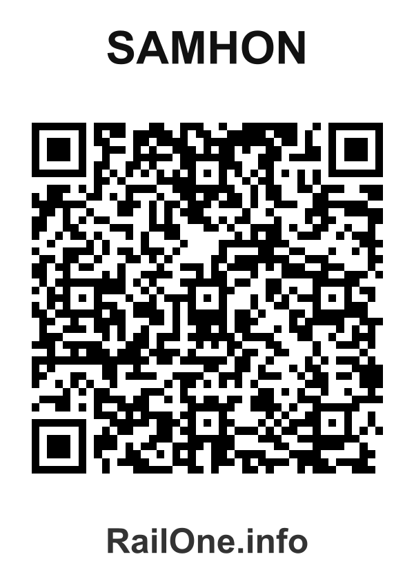 RailOne QR Code for Samhon station