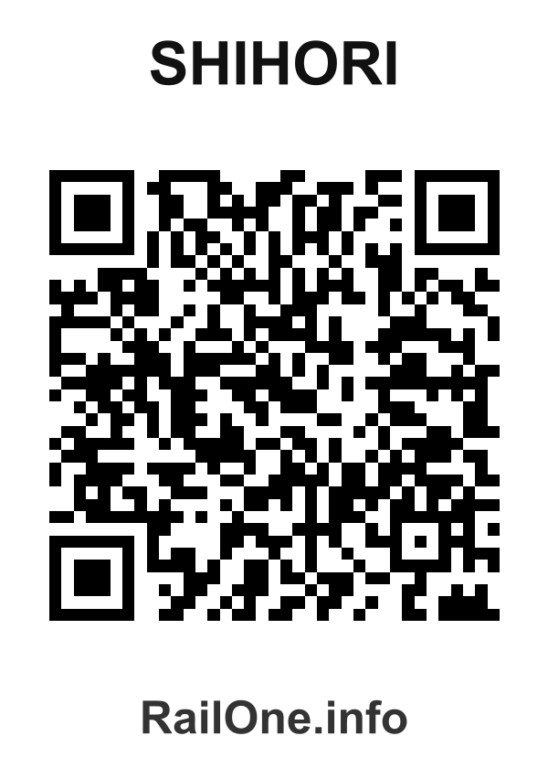 RailOne QR Code for Shihori station