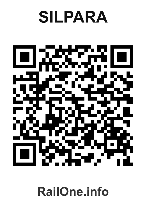 RailOne QR Code for Silpara station