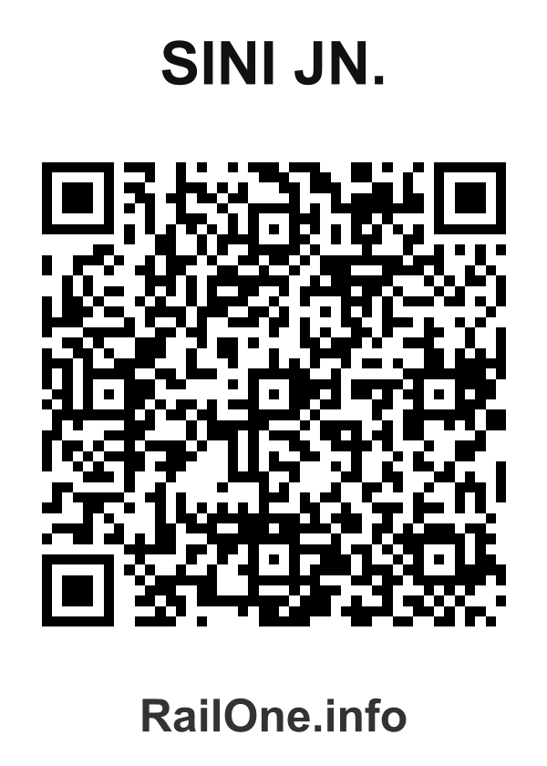 RailOne QR Code for Sini Jn. station