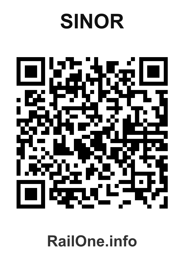 RailOne QR Code for Sinor station