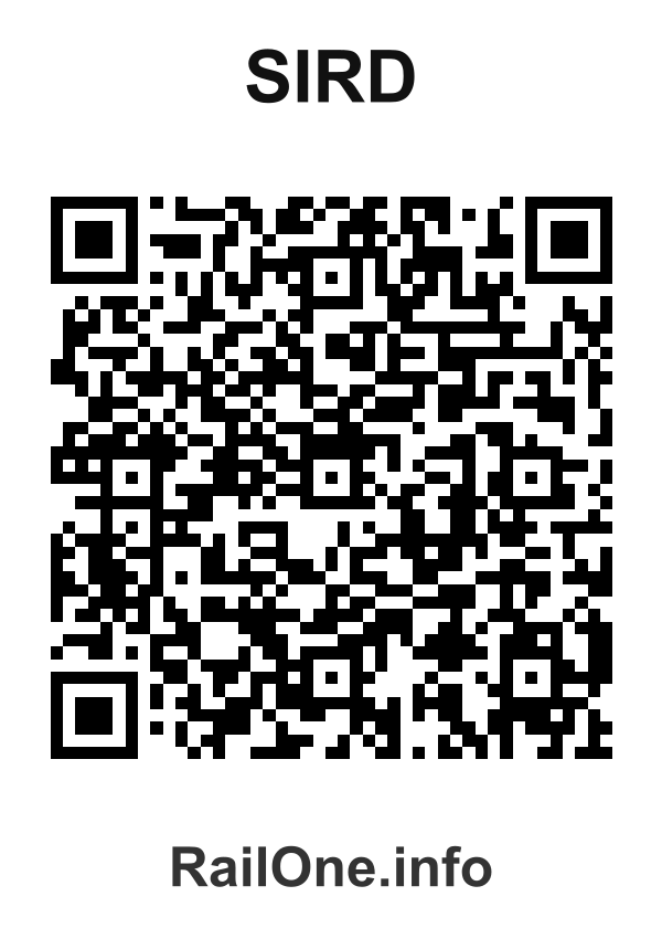 RailOne QR Code for Sird station