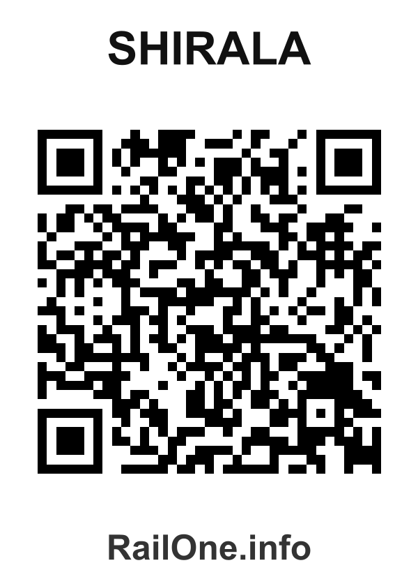 RailOne QR Code for Shirala station