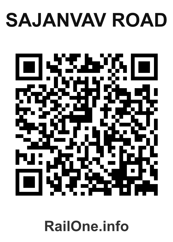 RailOne QR Code for Sajanvav Road station
