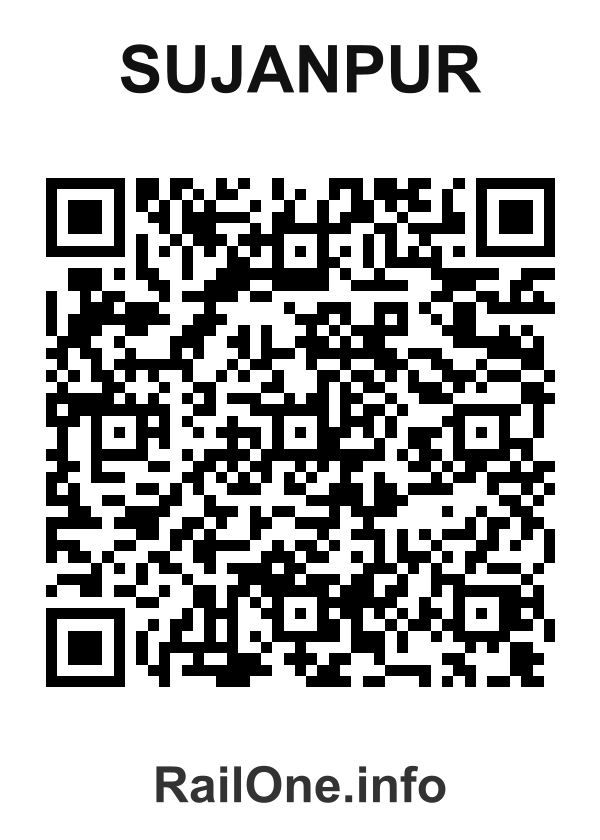 RailOne QR Code for Sujanpur station