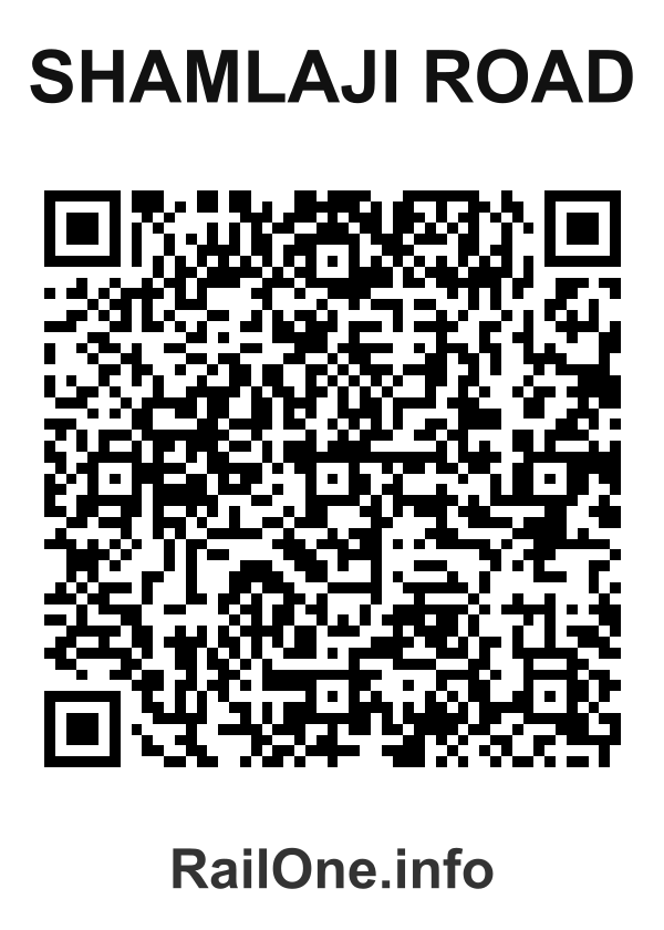 RailOne QR Code for Shamlaji Road station