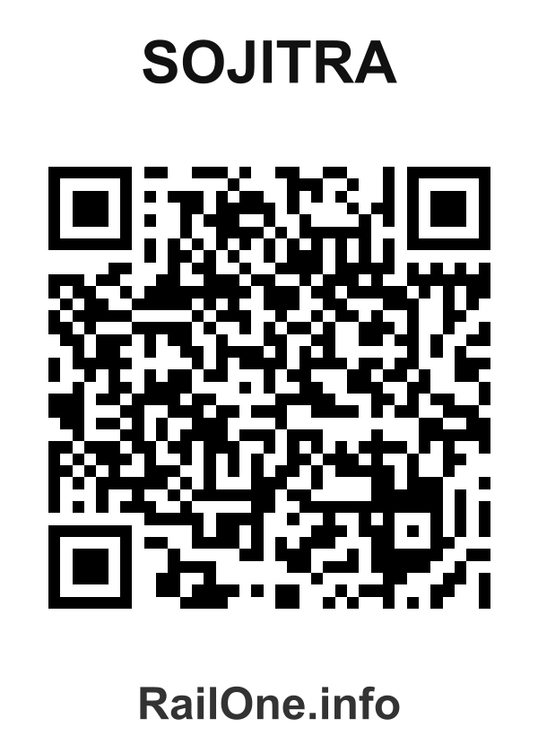RailOne QR Code for Sojitra station