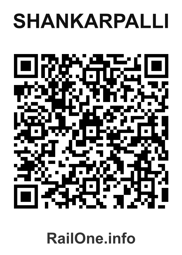 RailOne QR Code for Shankarpalli station