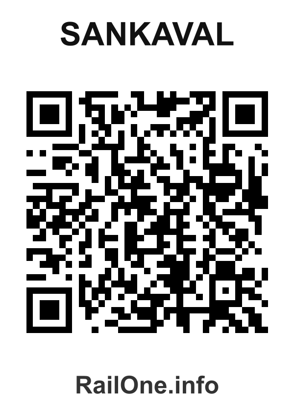 RailOne QR Code for Sankaval station
