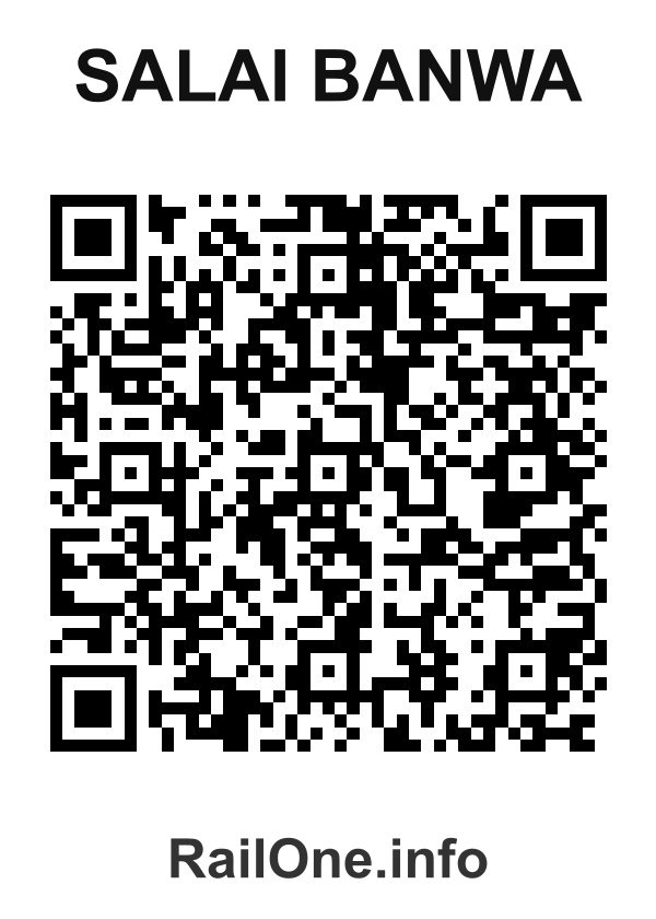 RailOne QR Code for Salai Banwa station