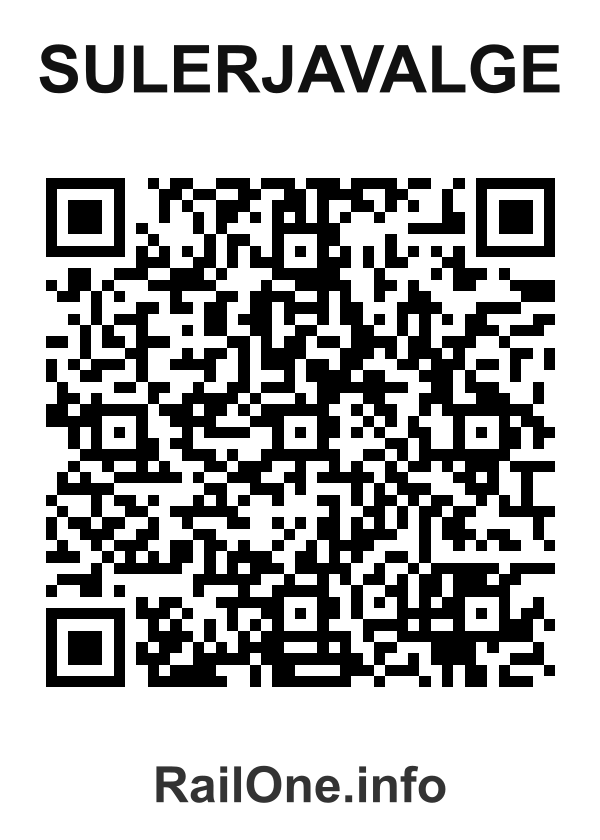 RailOne QR Code for Sulerjavalge station
