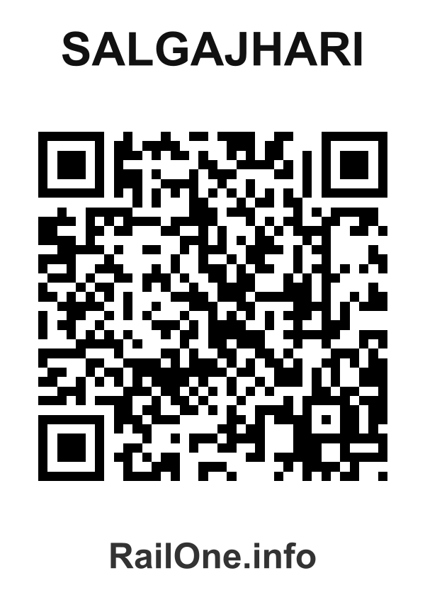 RailOne QR Code for Salgajhari station
