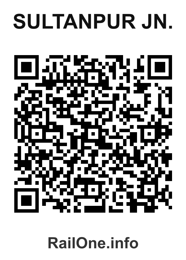 RailOne QR Code for Sultanpur Jn. station