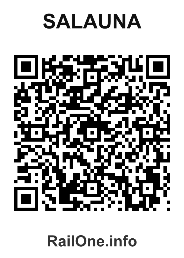 RailOne QR Code for Salauna station