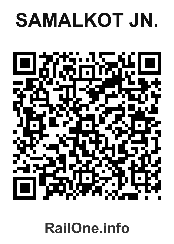 RailOne QR Code for Samalkot Jn. station