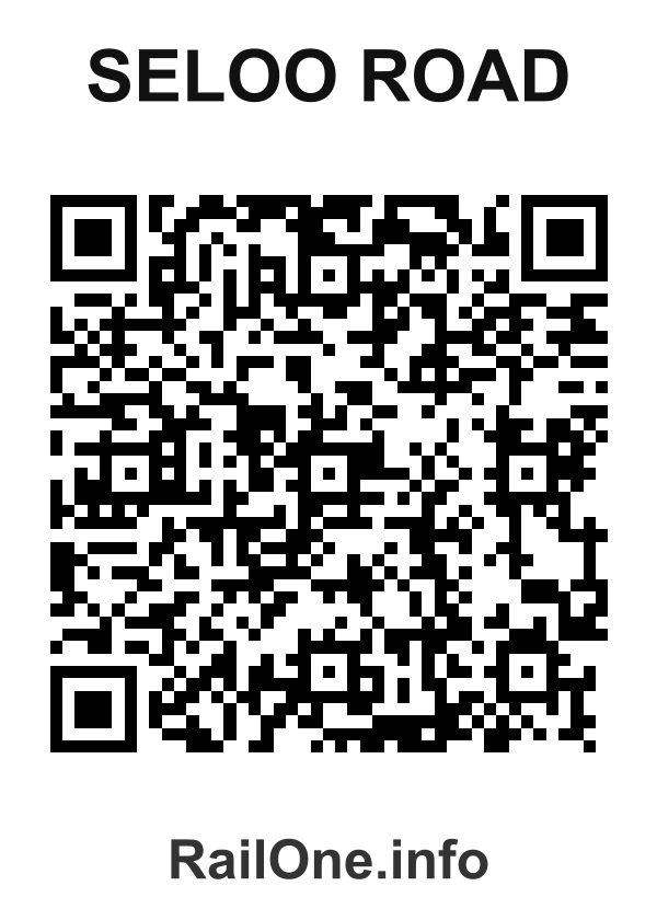 RailOne QR Code for Seloo Road station