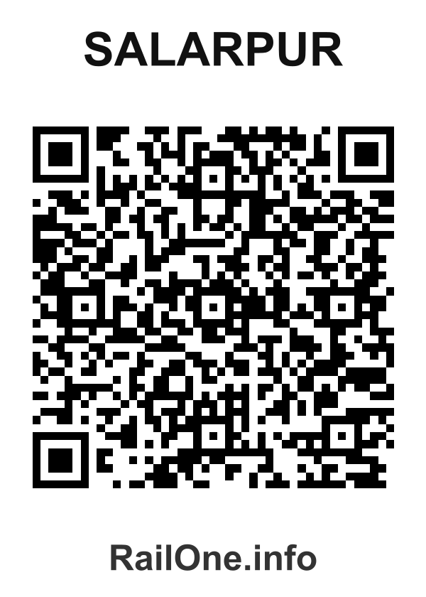 RailOne QR Code for Salarpur station