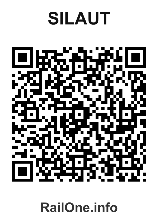 RailOne QR Code for Silaut station
