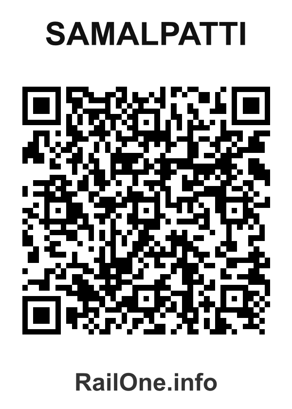 RailOne QR Code for Samalpatti station