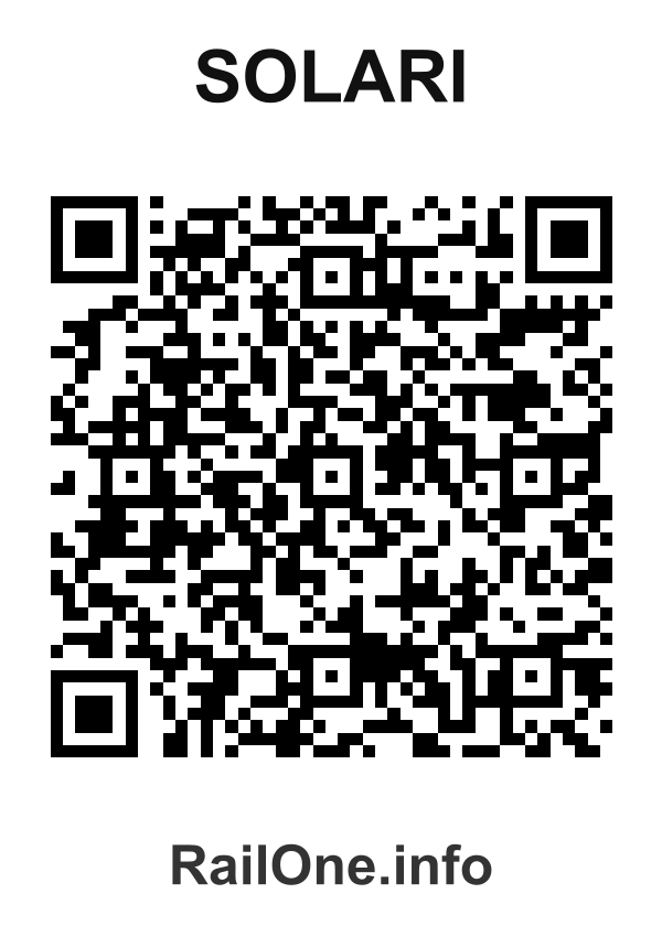 RailOne QR Code for Solari station
