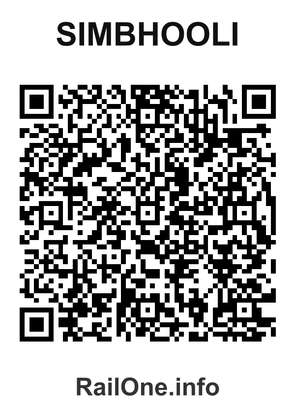 RailOne QR Code for Simbhooli station