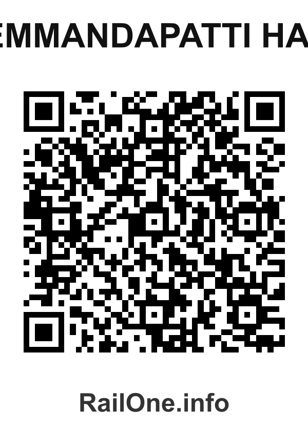 RailOne QR Code for Semmandapatti Halt station