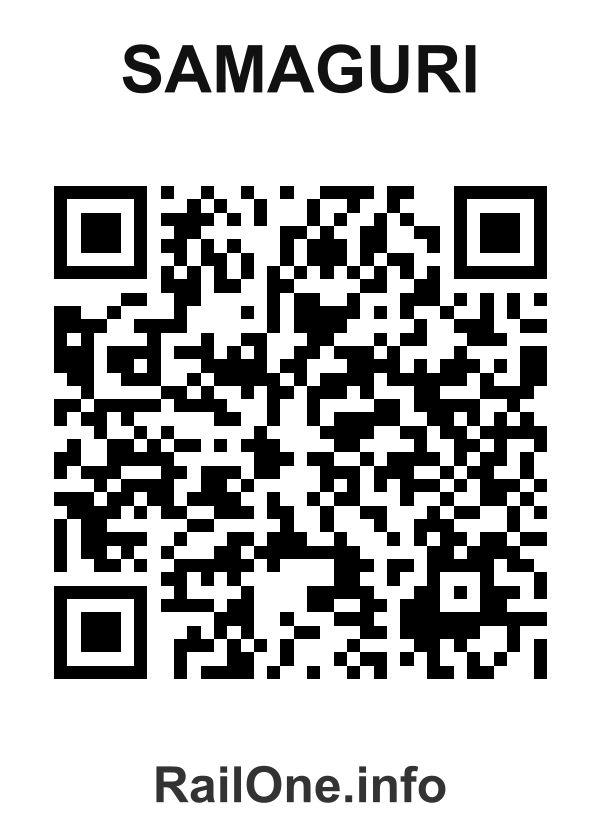 RailOne QR Code for Samaguri station