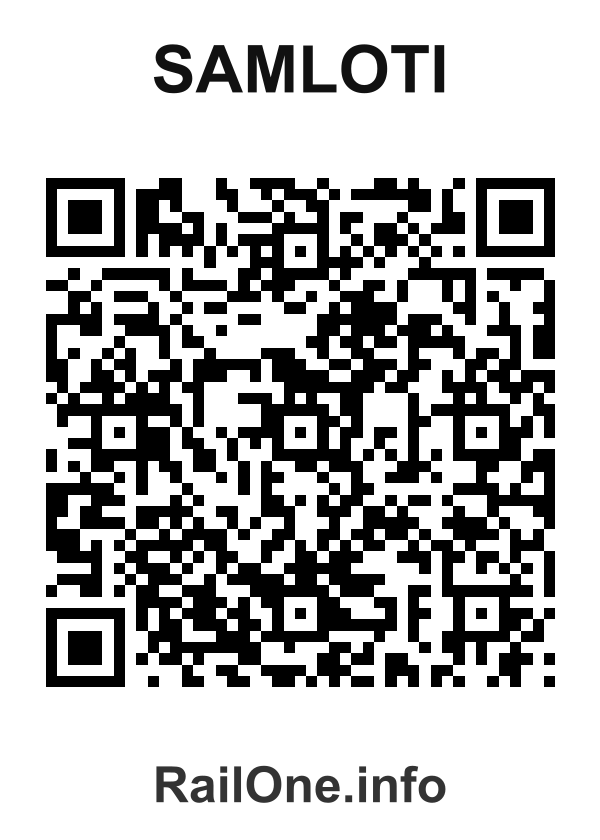 RailOne QR Code for Samloti station