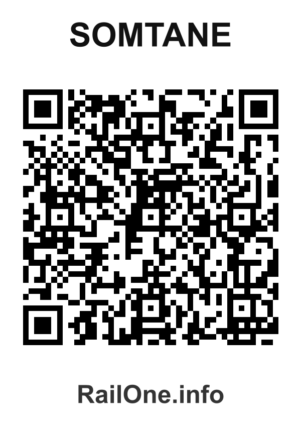 RailOne QR Code for Somtane station