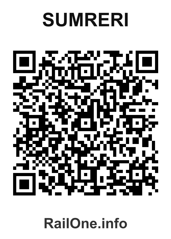 RailOne QR Code for Sumreri station