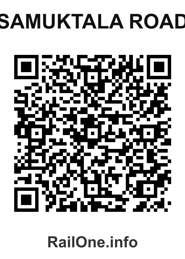 RailOne QR Code for Samuktala Road station