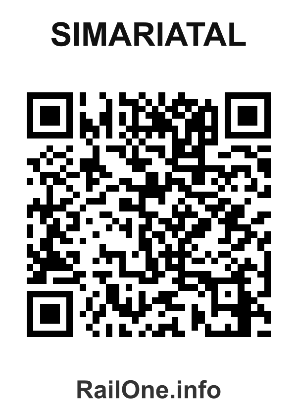 RailOne QR Code for Simariatal station