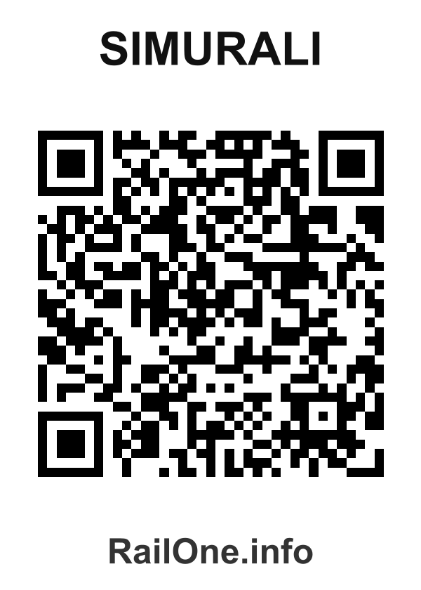 RailOne QR Code for Simurali station