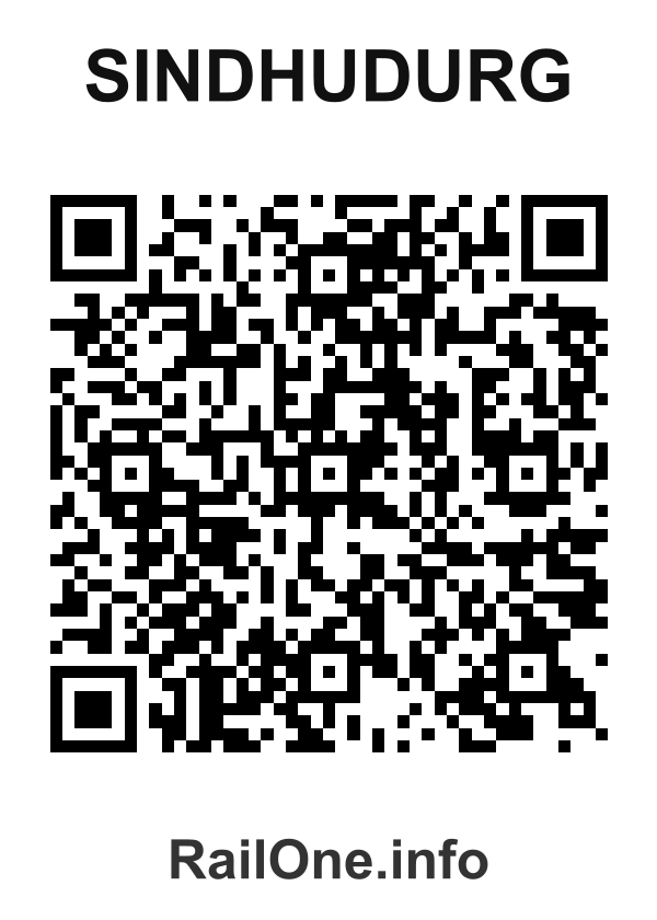 RailOne QR Code for Sindhudurg station