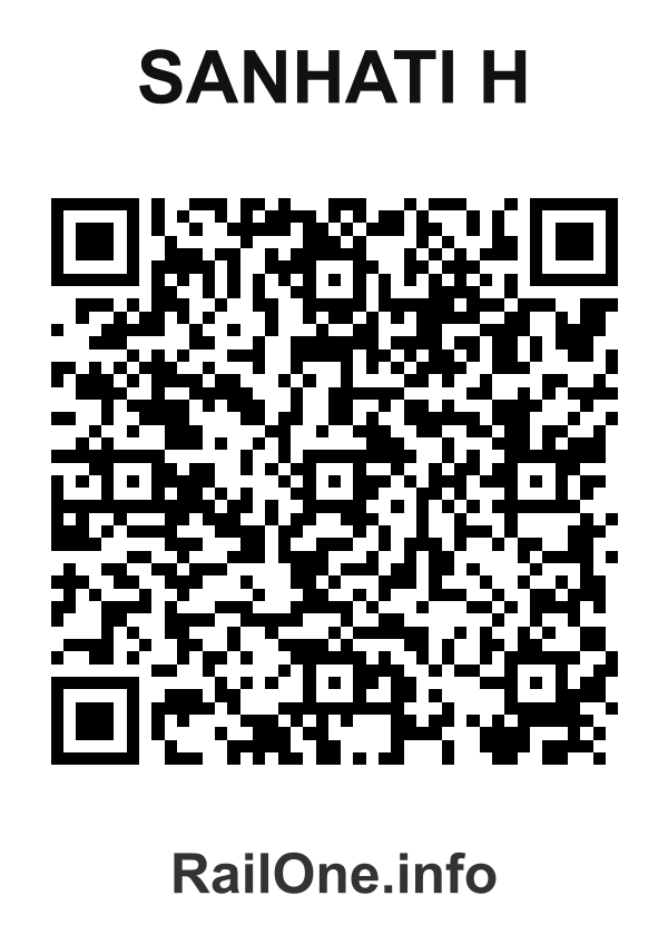 RailOne QR Code for Sanhati H station