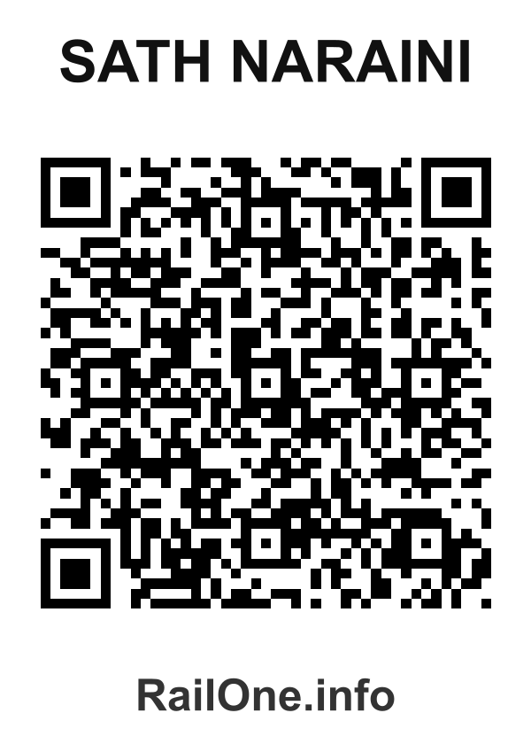 RailOne QR Code for Sath Naraini station
