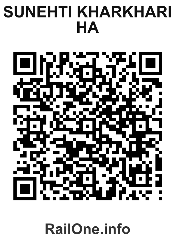 RailOne QR Code for Sunehti Kharkhari Ha station