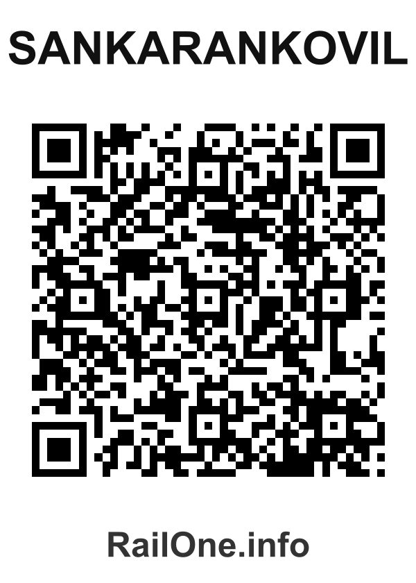 RailOne QR Code for Sankarankovil station