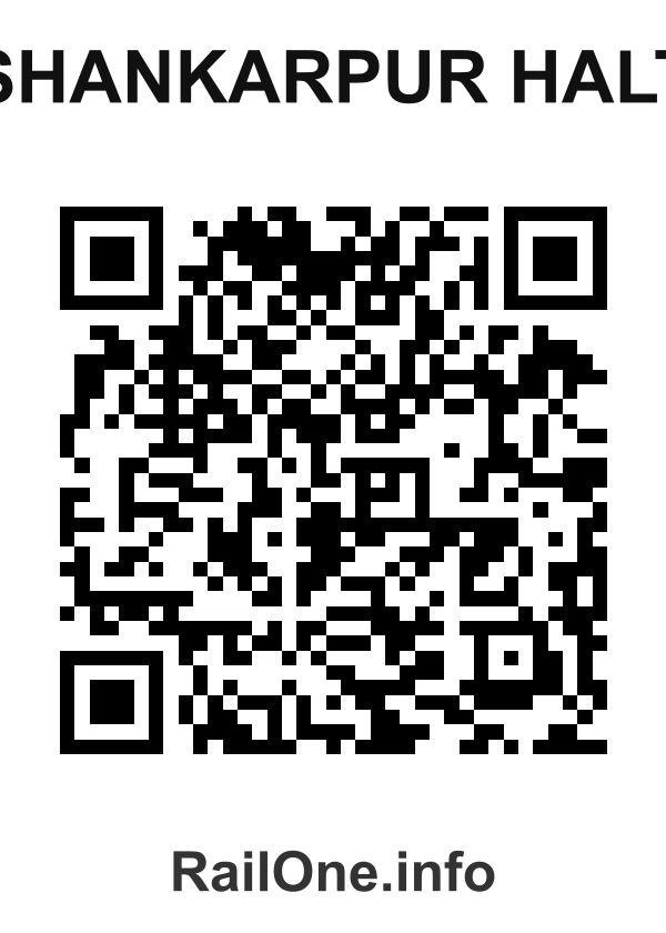 RailOne QR Code for Shankarpur Halt station