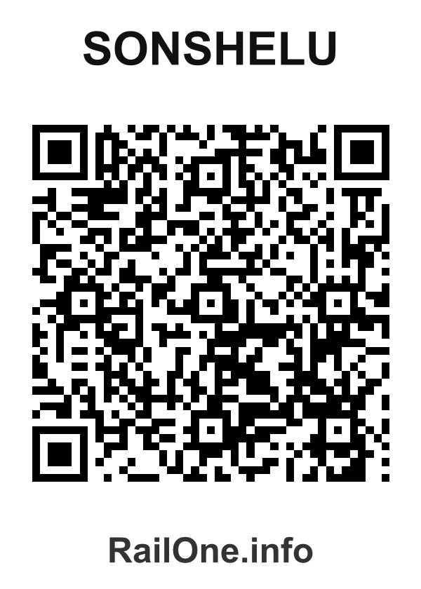 RailOne QR Code for Sonshelu station
