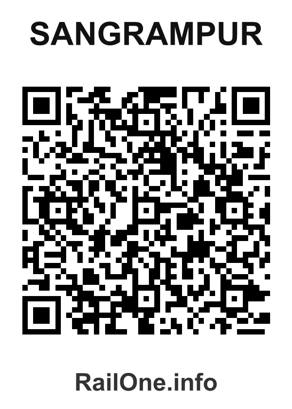 RailOne QR Code for Sangrampur station