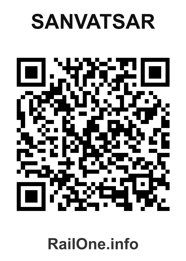 RailOne QR Code for Sanvatsar station