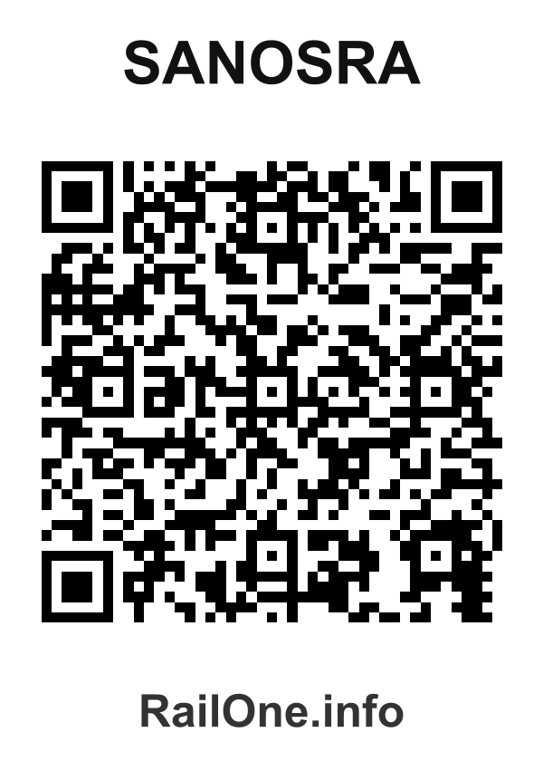 RailOne QR Code for Sanosra station