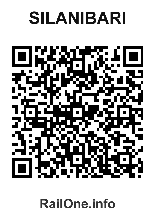 RailOne QR Code for Silanibari station