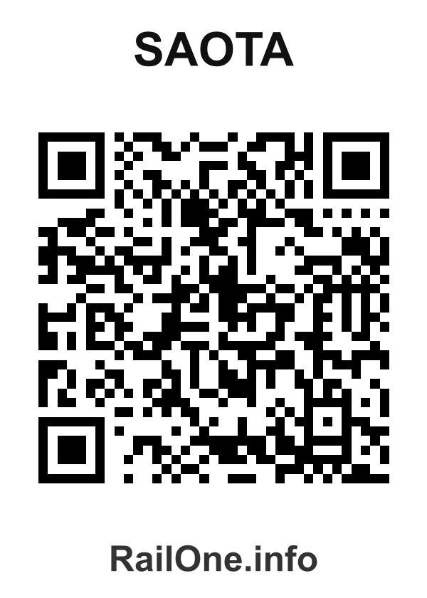 RailOne QR Code for Saota station