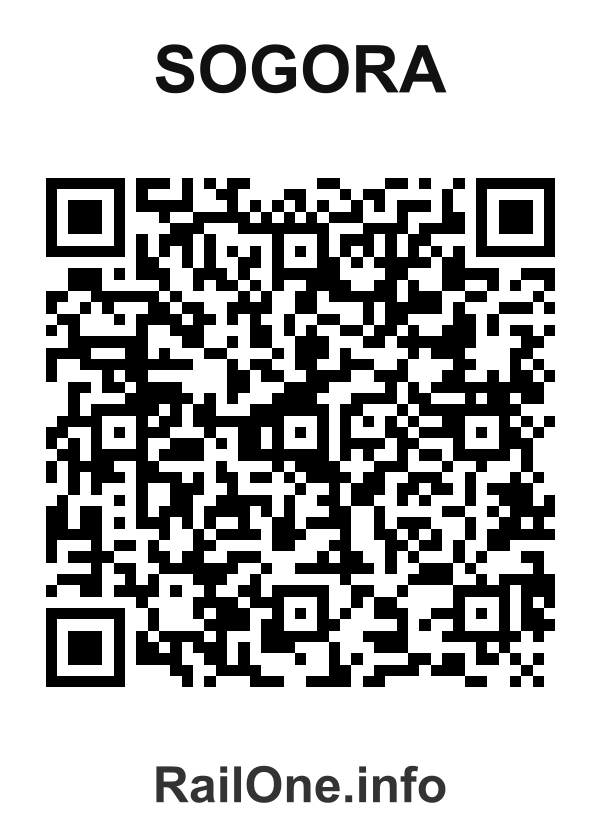 RailOne QR Code for Sogora station
